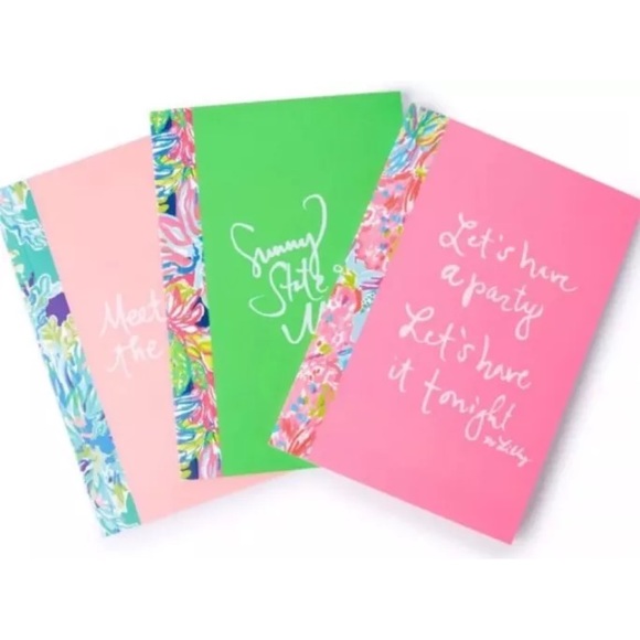 Lilly Pulitzer notebook 3 pack . Brand new. ⭐️⭐️⭐️ - Picture 2 of 6